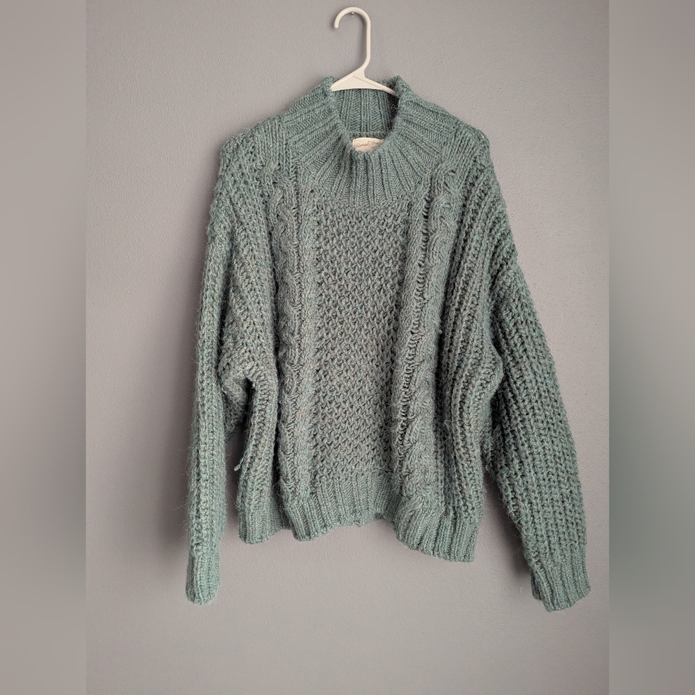 Universal thread deep teal sweater size large wom… - image 1